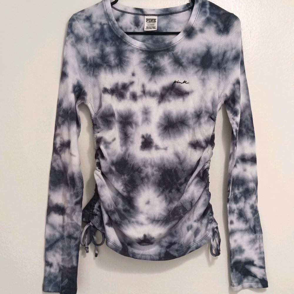 PINK VS TYE DYE LONG SLEEVE L